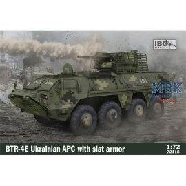 Maqueta BTR-4E Ukrainian APC with slat armor