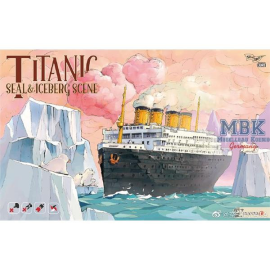 Maqueta Titanic - Seal & Iceberg scene