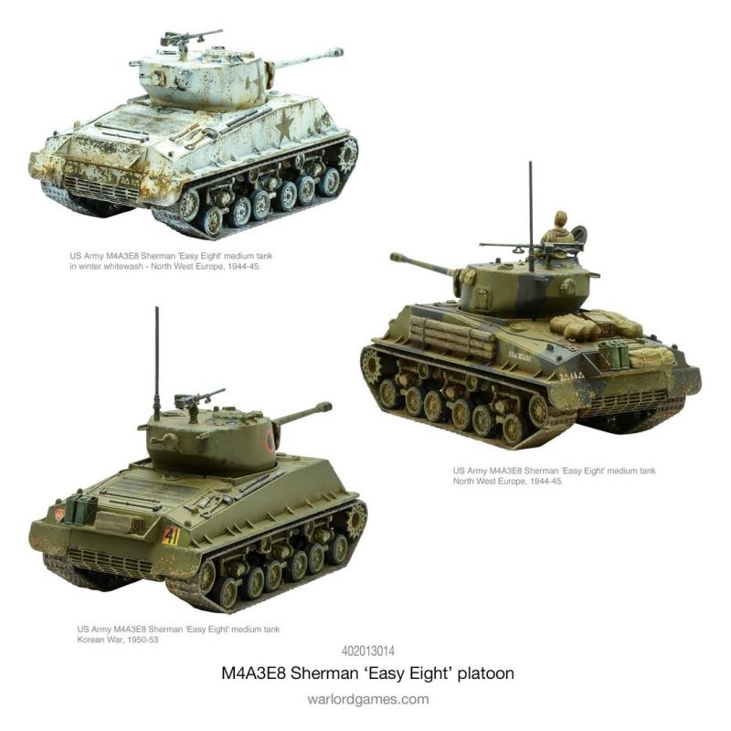 WL-402013014 M4A3E8 Sherman Easy Eight Platoon (SPLASH RELEASE LIMITED)