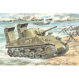 Maqueta M4A3 Sherman with Deep Wading Trunks