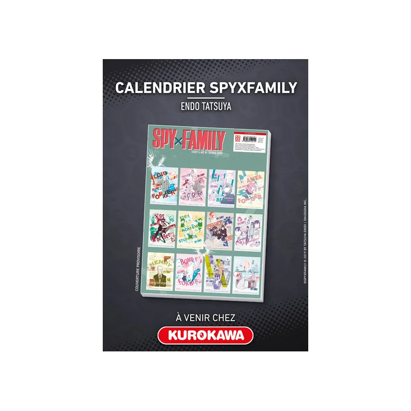 SPY X FAMILY Calendar 2024 BEM'S Calendarios (222166) con 1001hobbies