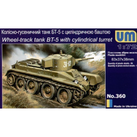 Maqueta BT-5 wheel/tracks Russian tank