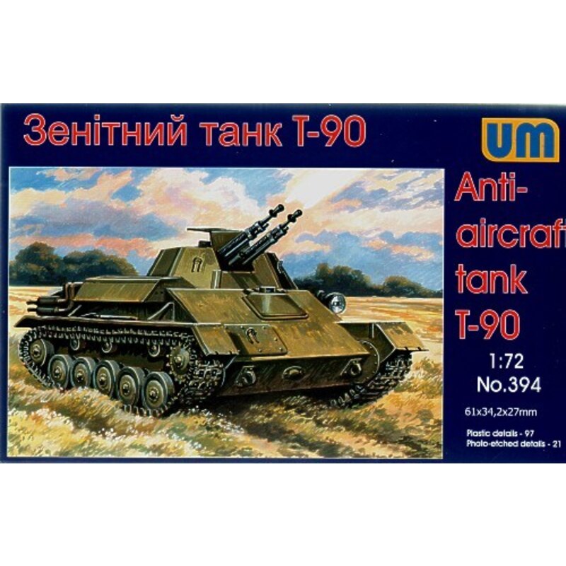 Maqueta T-90 Anti-aircraft tank