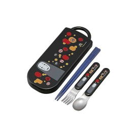  Spirited Away set chopsticks and spoon and fork No Face & Lantern
