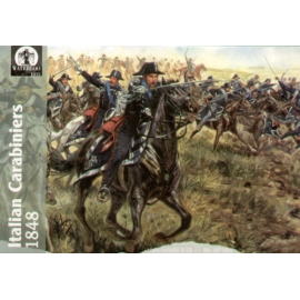 Figuras históricas Italian Carabiniers 1848 (12 men/12 horses)