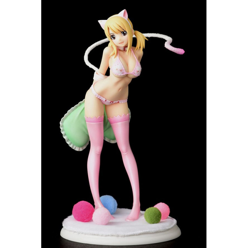 Fairy Tail 1/6 Lucy Heartfilia Cherry blossom CAT Engraving_Style 25cm