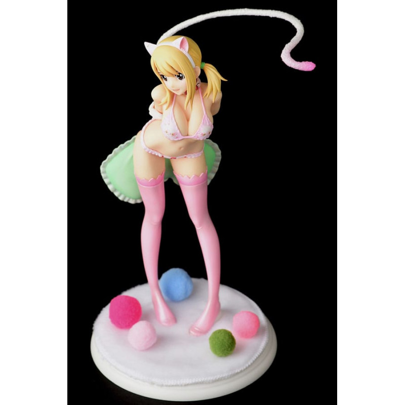 Fairy Tail 1/6 Lucy Heartfilia Cherry blossom CAT Engraving_Style 25cm