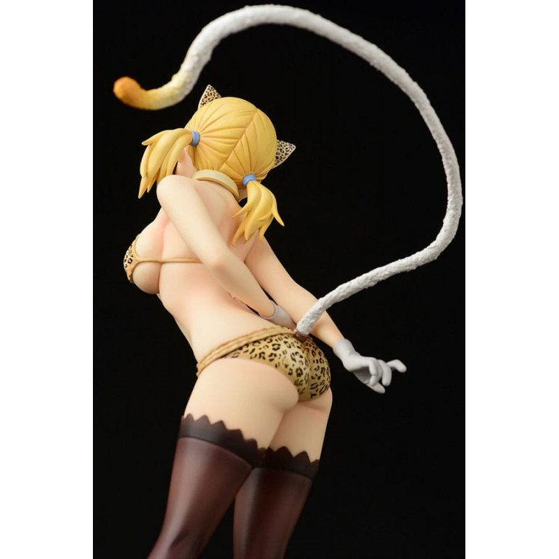 Fairy Tail 1/6 Lucy Heartfilia - Leopard print CAT Engraving_Style 25 cm