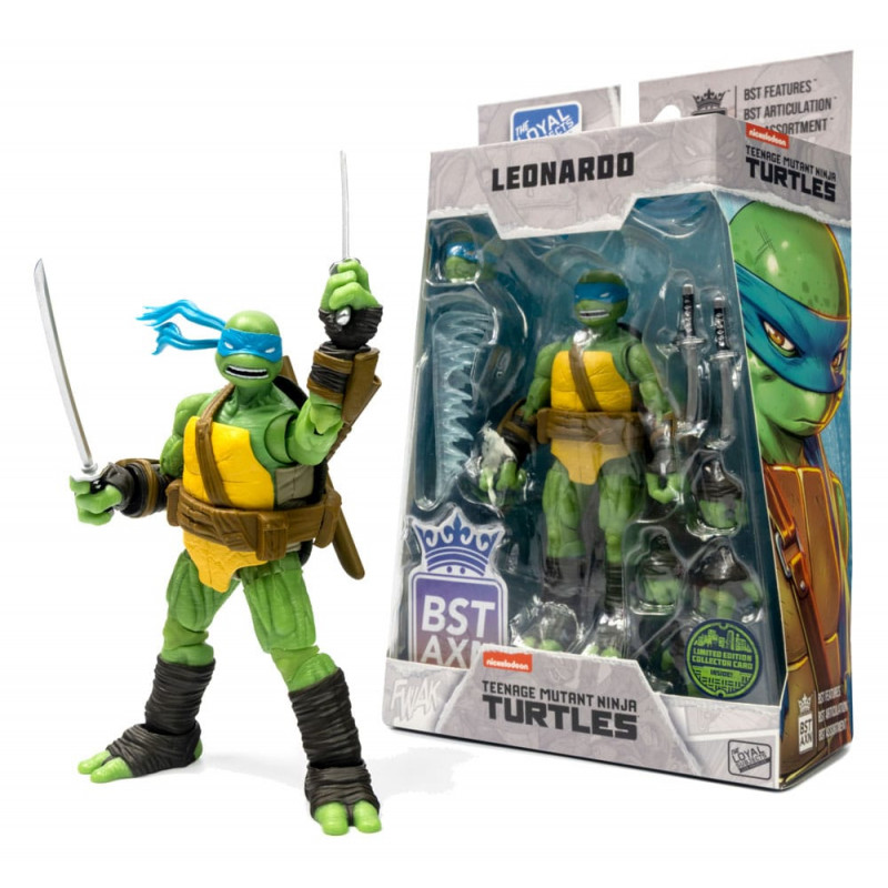 Teenage Mutant Ninja Turtles Figure BST AXN Leonardo (IDW Comics) 13 cm