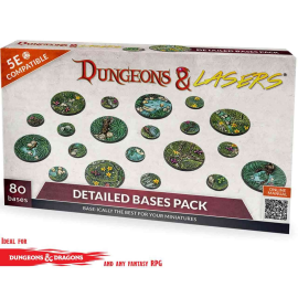 Juegos de mesa y accesorios Dungeons & lasers - detailed bases pack