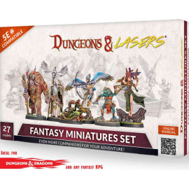 Juegos de mesa y accesorios Dungeons & Lasers - fantasy miniatures set