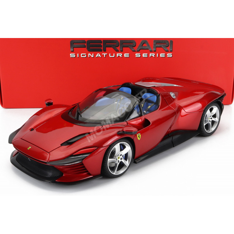 Miniatura Burago 2022 FERRARI NUEVO DAYTONA SP3 ROJO ARAÑA ROSSO M