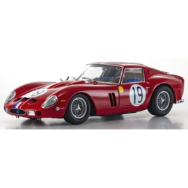 Coche RC Kyosho 1:18 Ferrari 250 GTO Ganador GT LM 1962 Nr.19 Noblet/Guichet