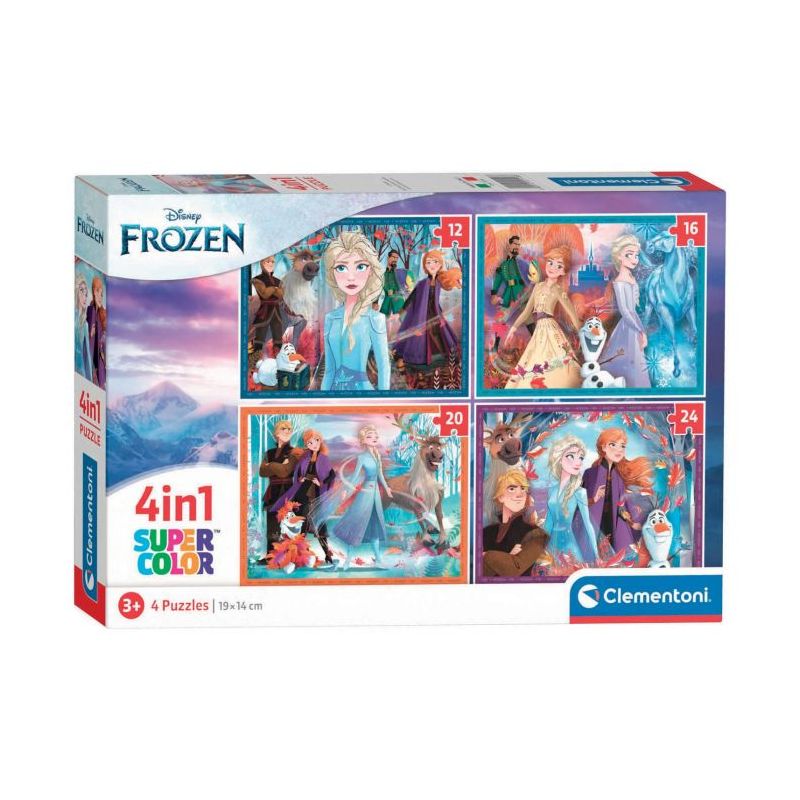 CLEMENTONI, Puzzle 1000 Piezas Disney Mapas La Reina de las Nieves