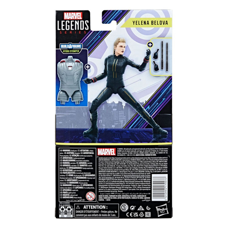 Hawkeye Marvel Legends Action Figure Yelena Belova (BAF: Hydra Stomper) 15cm