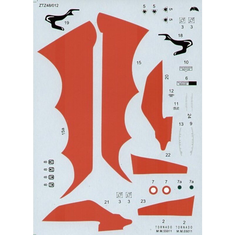 Panavia Tornado IDS (1) Italian Air Force 6 Stormo 154 Gruppo 50th Anniversary Red Devil scheme