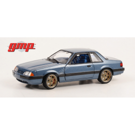 Miniatura FORD MUSTANG 5.0 LX 1989 DETROIT SPEED BLEUE