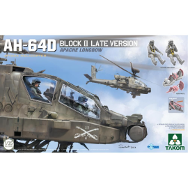 Maquetas de helicópteros TAKOM: 1/35; AH-64D Attack Helicopter Apache Longbow Block II Late Version