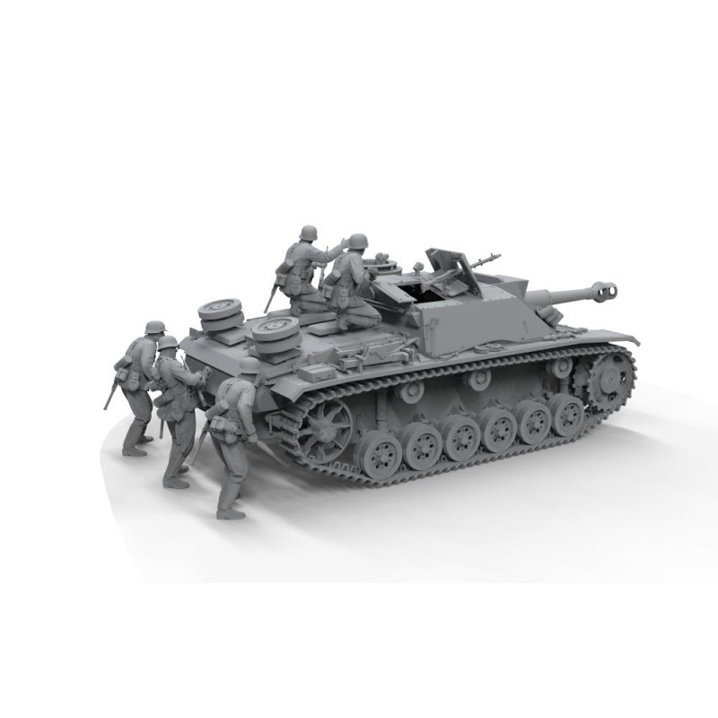Figuras históricas BORDER MODEL: 1/35; WW2 Soviet Tank Desant Troops (5 resin figures )