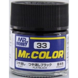  Mr Hobby -Gunze Mr. Color (10 ml) Flat Black