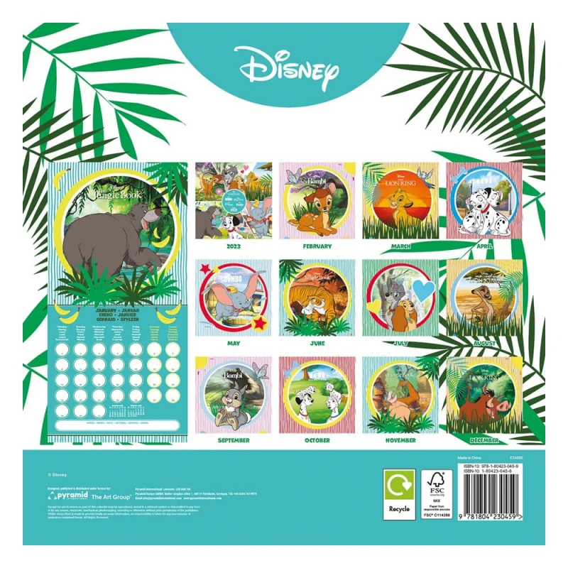 Disney calendar 2024 Disney Classics Pyramid International Calendarios