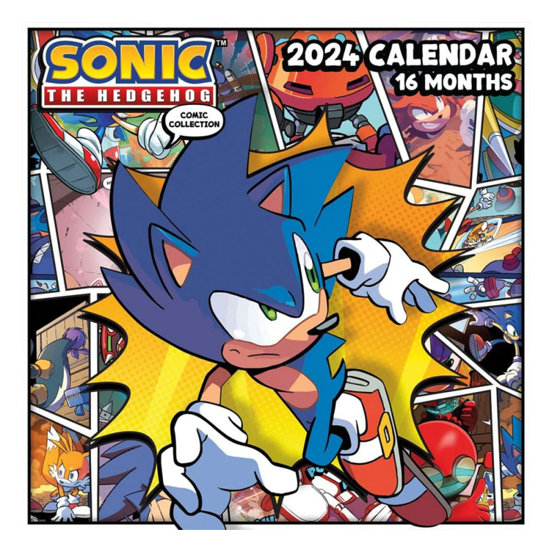  Sonic the Hedgehog calendar 2024...