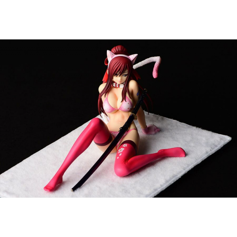 Fairy Tail figure Erza Scarlet - Cherry Blossom CAT Gravure_Style 13 cm