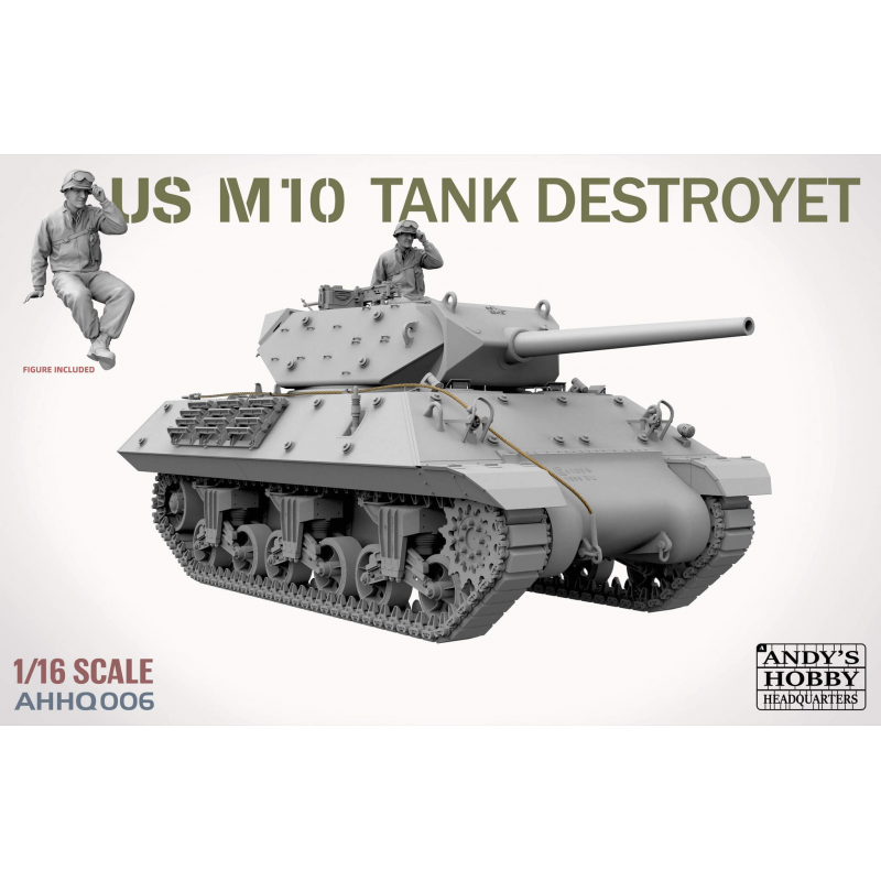 Maqueta militar U.S. M10 Tank Destroyer "Wolverine" (1:16)