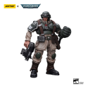 Joy Toy (CN) Warhammer 40k figurine 1/18 Astra Militarum Cadian Command Squad Veteran Sergeant with Power Fist 12 cm