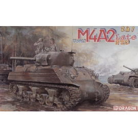 Maqueta US Marines Sherman M4A2(W) Pacific.