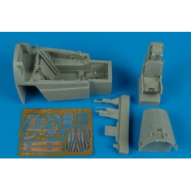 Vought A-7E Corsair II late version cockpit set (designed to be used with model kits from Hobby Boss)