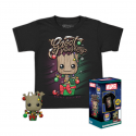 GUARDIANS OF THE GALAXY - Pocket POP - Holiday Groot + T-shirt (M)