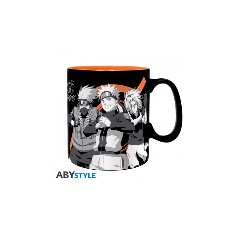 ABYMUGA175 - NARUTO SHIPPUDEN - TAZZA 460ML - GROUP BLACK & WHITE – TA-DA!  FUMETTI LIBRI & CO.