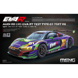 Maqueta MENG MODEL: 1/24; Audi R8 LMS EVA RT TEST TYPE-01 TSRT R8
