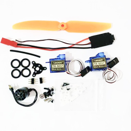 Avión RC Radio controlled glider Micro Sinbad motorization kit