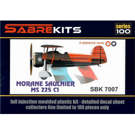 Maqueta Morane-Saulnier MS.225 (France, China) ex-Heller/Smer, new decals