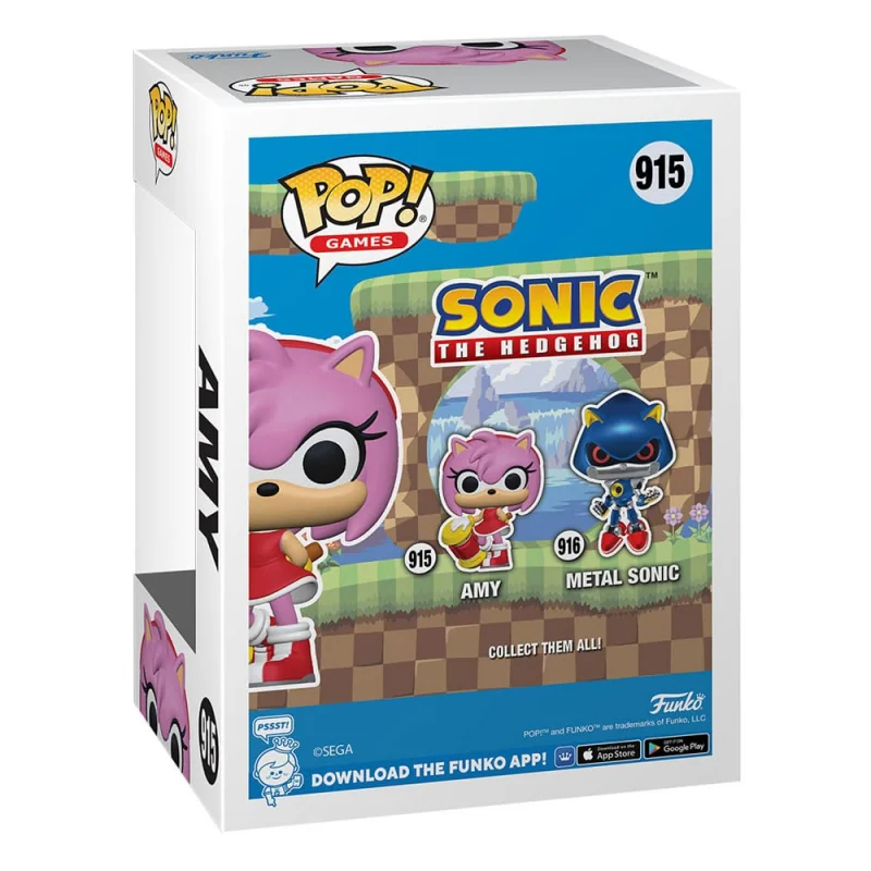 Figurita - Sonic the Hedgehog POP! Games Vinyl figure Amy Ros