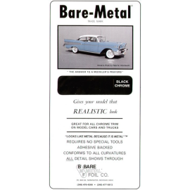 BARE METAL FOIL Black Chrome (self adhesive)