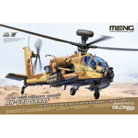 Maqueta AH-64D Saraf Heavy Attack Helicopter (Israeli Air Force)