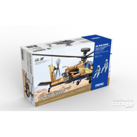 Maqueta AH-64D Saraf Heavy Attack Helicopter (Israeli Air Force) Special Edition (incl. Two Resin figures)