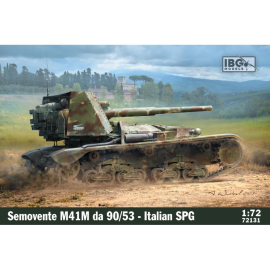 Maqueta IBG MODELS: 1/72; Semovente M41M da 90/53 - Italian Selfpropelled Gun