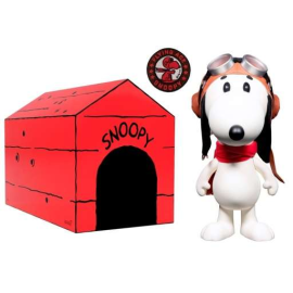 Figurita Peanuts Supersize Vinyl Figure Snoopy Flying Ace Doghouse Box
