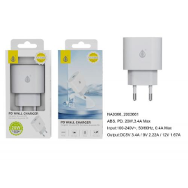  Punta Sectorial Tipo C - 20W - 3.4A - NA0366 - Blanco