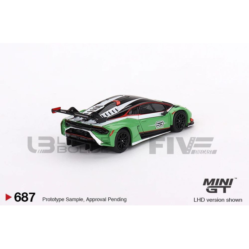 Coche slot Lamborghini Huracán GT3 Carrera Toys escala 1/32