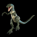 Mattel Jurassic Park Hammond Collection Velociraptor Blue figure