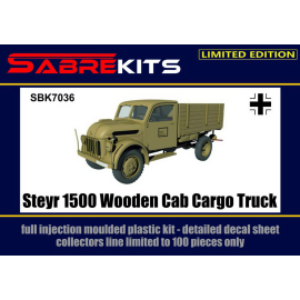 Maqueta Steyr 1500 Wooden Cab Cargo Truck ex-Special Hobby, new decals