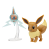 Pokémon pack 2 figurines Battle Figure Set Eevee 4, Rotom 5 cm