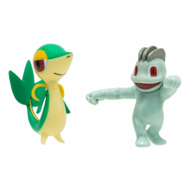Figurita Pokémon pack 2 figurines Battle Figure Set Machoc, Vipéliere
