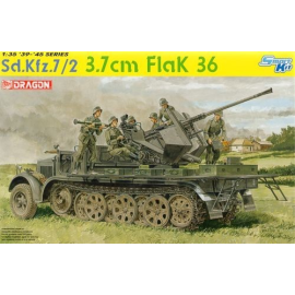 Maqueta SD.KFZ.7/2 3.7cm Flak 36