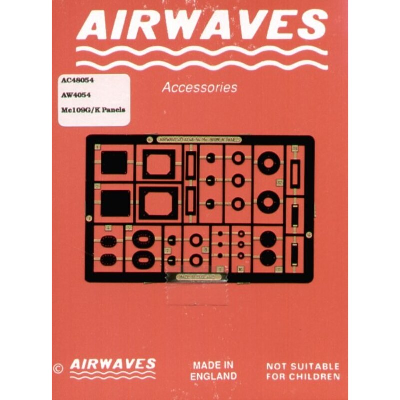 Messerschmitt Bf 109G/K panels (diseñado para ser ensamblado con maquetas de Fujimi)